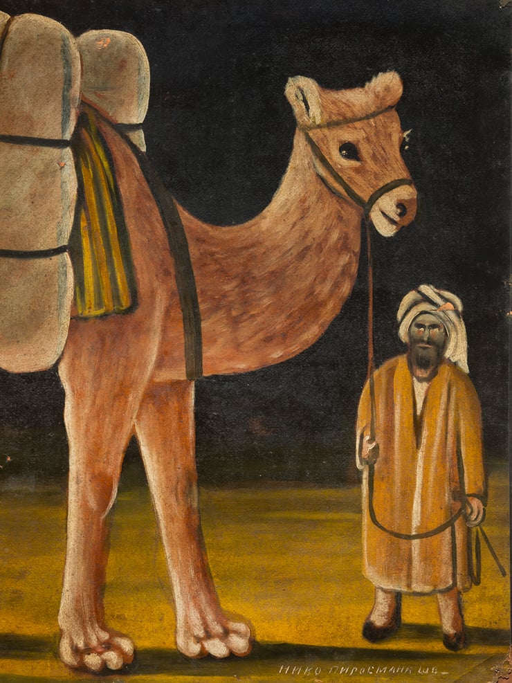 Погонщик с верблюдом. 1910-е
